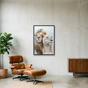 Ivory — 70×100cm, 28×39" Black Frame