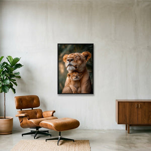 Safe With You — 70×100cm, 28×39" Black Frame