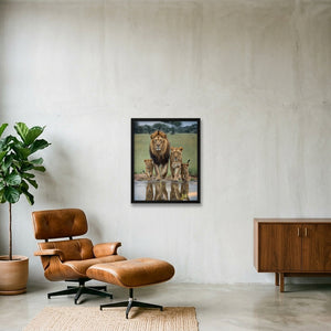 Side by Side — 40×50cm, 16×20" Black Frame